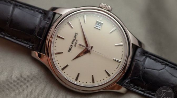 On With The Replica Patek Philippe Calatrava 5227