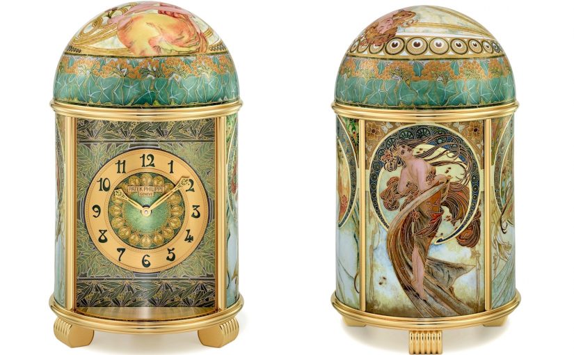 Patek Philippe combines the Dôme and the Cloisonné Enamel