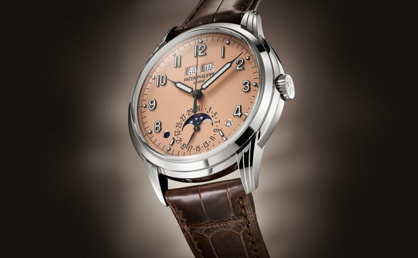 The Patek Philippe 5320G Perpetual Calendar Replica Watch Salmon Dial