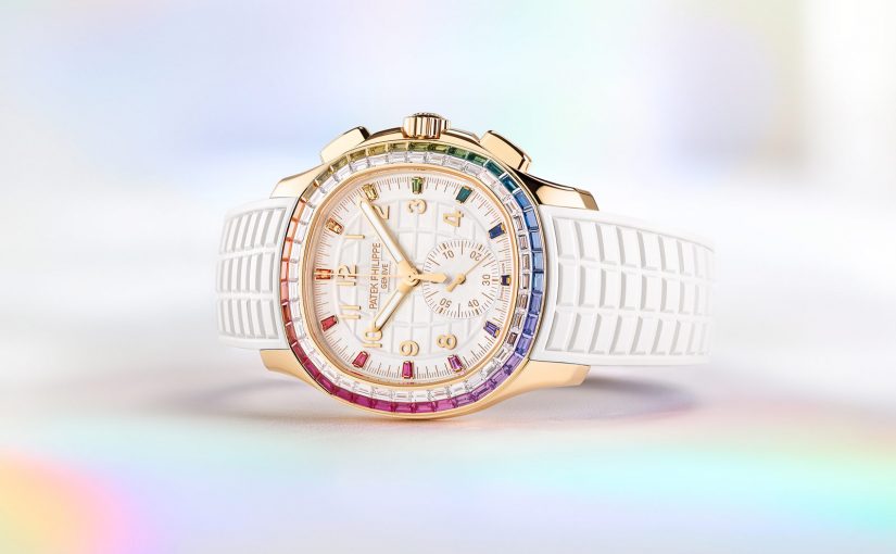 Patek Philippe First Self-Winding Aquanaut Luce “Rainbow” Chronograph for Women